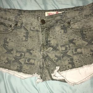 Cute patterned shorts